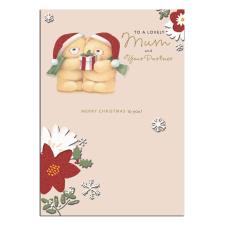 Lovely Mum &amp; Partner Forever Friends Christmas Card