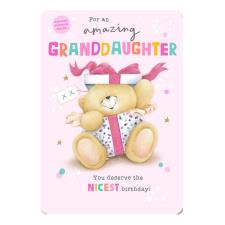 Amazing Granddaughter Forever Friends Birthday Card