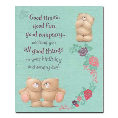 Birthday Forever Friends Card 