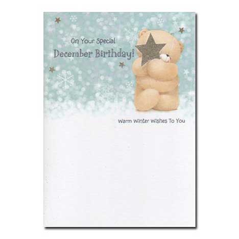 December Birthday Forever Friends Card 