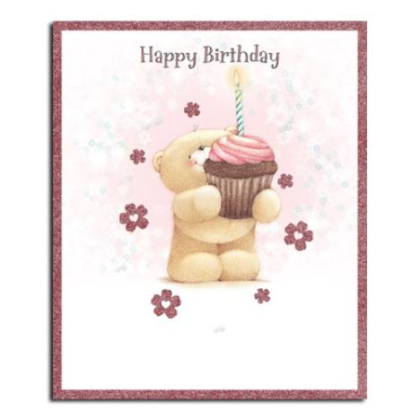 Happy Birthday Cupcake Forever Friends Card 