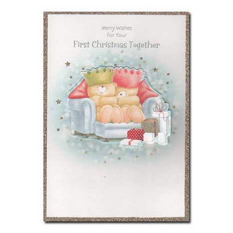 For Your First Christmas Together Forever Friends Card 
