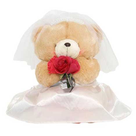 16" Traditional Bride Forever Friends Bear 