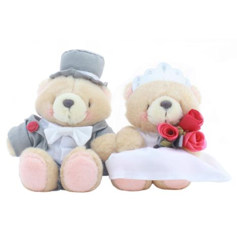 2 x 6" Wedding Couple Forever Friends Bears 