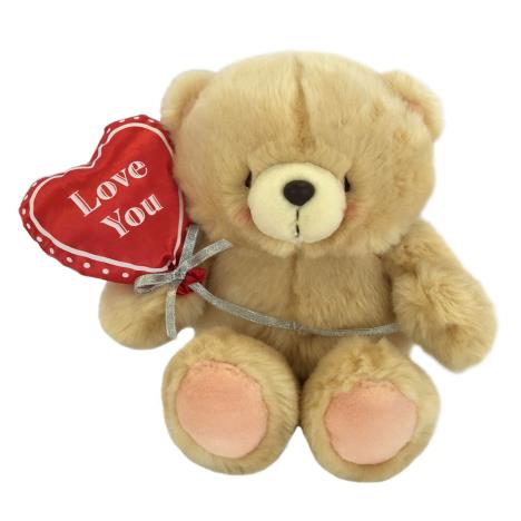 10" Love You Heart Balloon Forever Friends Bear 