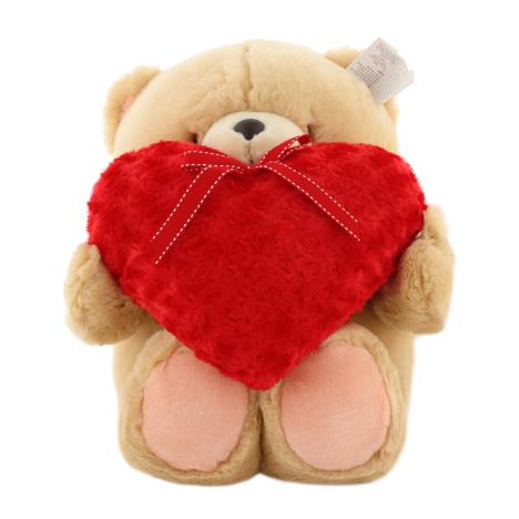 22" Red Fluffy Heart Forever Friends Bear 