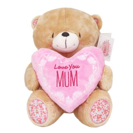 10" Love You Mum Padded Heart Forever Friends Bear 
