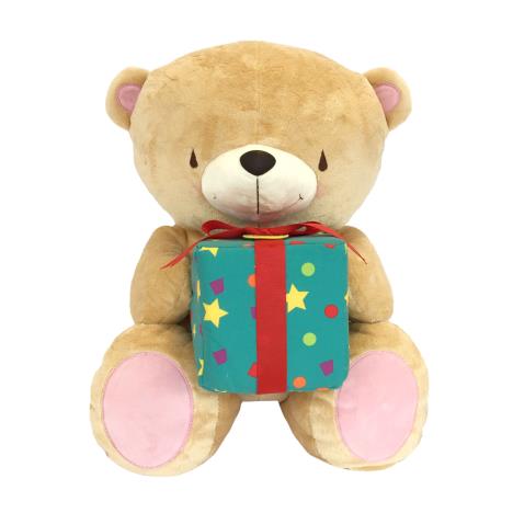 22" Soft Bear With Present Forever Friends Bear 