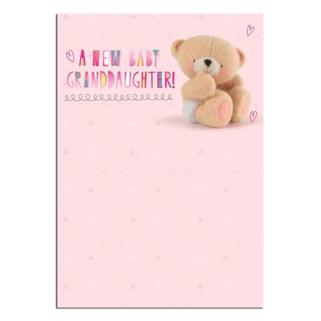 New Baby Granddaughter Forever Friends Card 