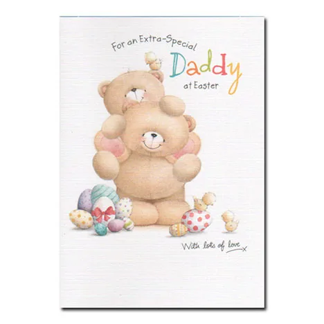 Extra-Special Daddy Forever Friends Easter Card