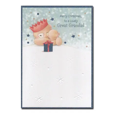 Great Grandad Forever Friends Christmas Card