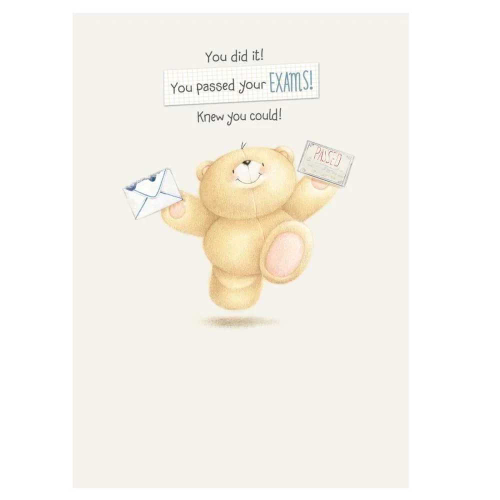 Exam Congratulations Forever Friends Card