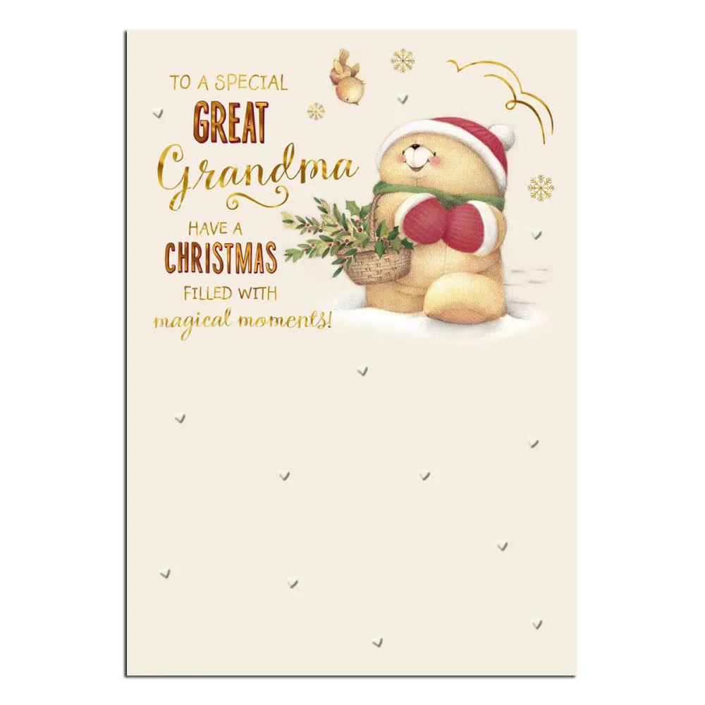 Great Grandma Forever Friends Christmas Card