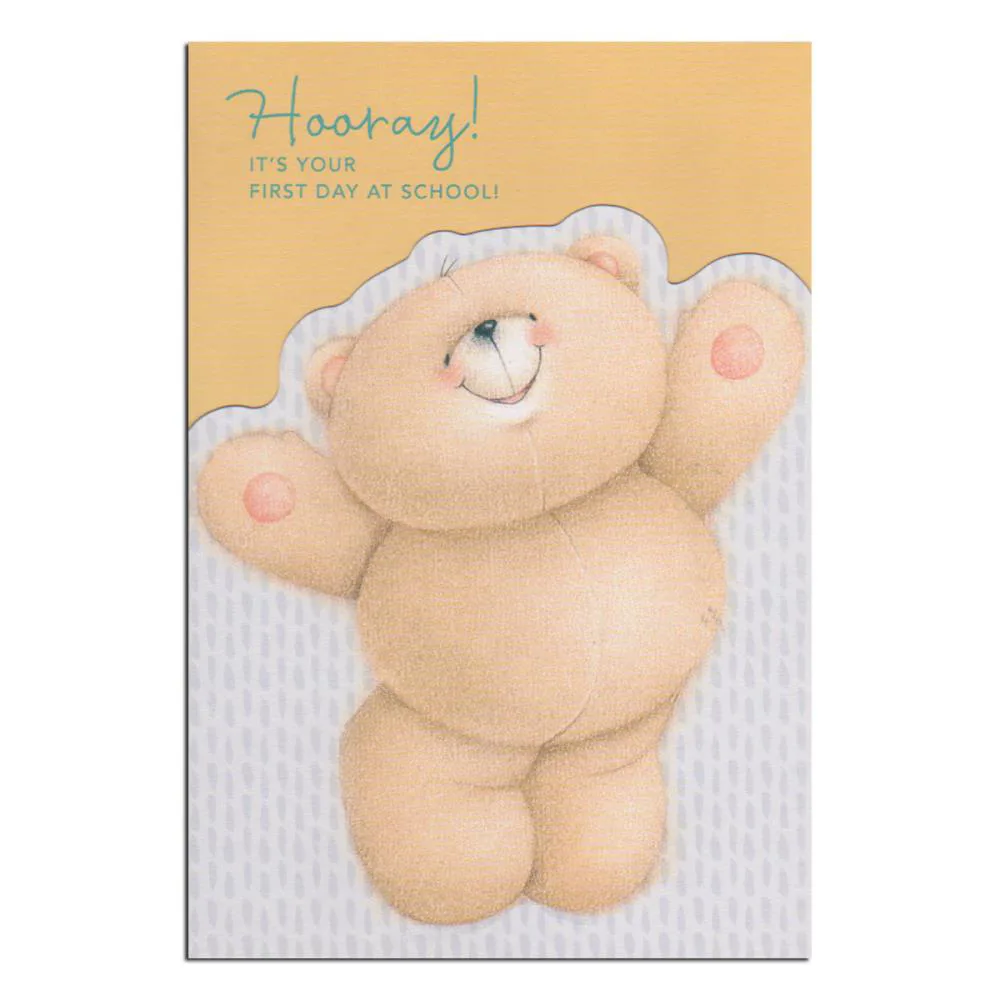 First Day At School Forever Friends Card