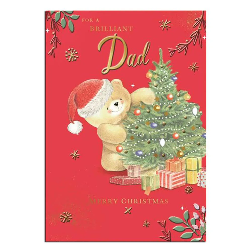 Dad Forever Friends Christmas Card