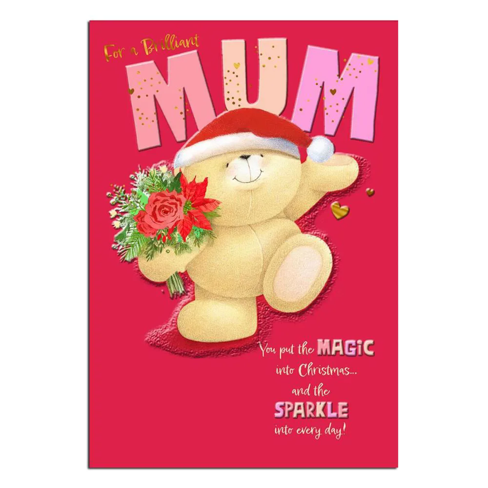 Brilliant Mum Forever Friends Christmas Card