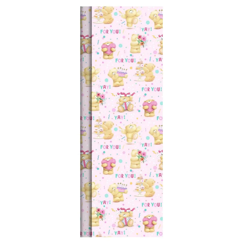 Forever Friends For You 2m Birthday Roll Wrap