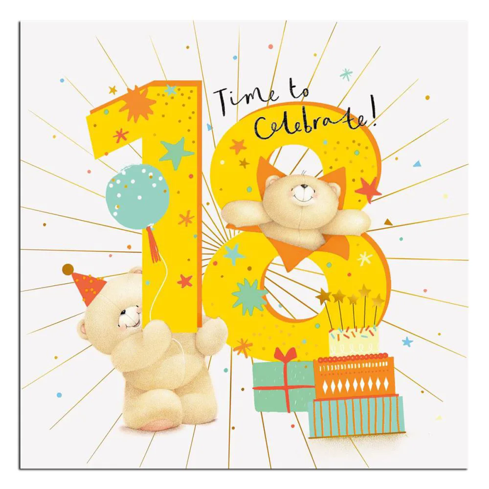18th Birthday Forever Friends Birthday Card