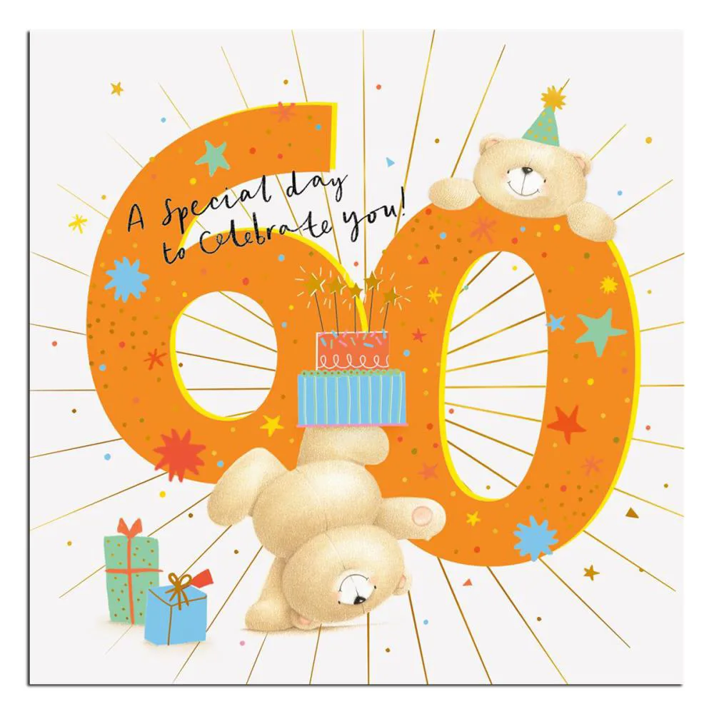 60th Birthday Forever Friends Birthday Card
