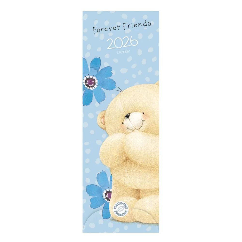 Forever Friends Slim Calendar 2026