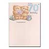 70th Birthday Forever Friends Card