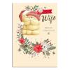 Lovely Wife Forever Friends Christmas Card