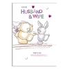 Husband & Wife Forever Friends Wedding Card