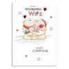 Wonderful Wife Forever Friends Christmas Card