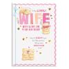 Lovely Wife Forever Friends Birthday Card