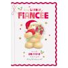 Lovely Fiancee Forever Friends Christmas Boxed Card