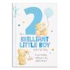 2nd Birthday Little Boy Forever Friends Birthday Card