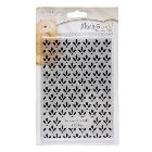 Petal Patterned Black & Gold Embossing Folder