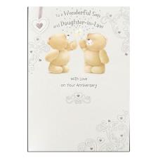 Son &amp; Daughter-In-Law Forever Friends Anniversary Card