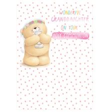 Granddaughter Communion Forever Friends Card