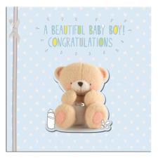Baby Boy Forever Friends Large New Baby Card
