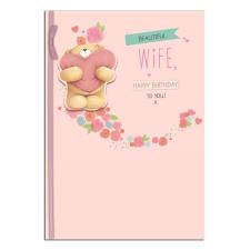 Beautiful Wife Forever Friends Birthday Card