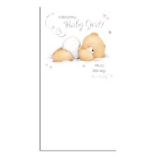 Beautiful Baby Girl Forever Friends Card
