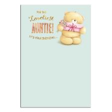 Loveliest Auntie Forever Friends Birthday Card