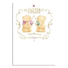 Cousin Forever Friends Christmas Card