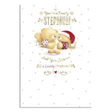 Lovely Stepmum Forever Friends Christmas Card