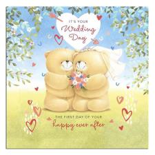 3D It&#39;s Your Wedding Day Forever Friends Card