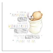 Amazing New Baby Forever Friends Card