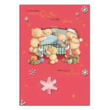 Amazing Sister &amp; Family Forever Friends Christmas Card