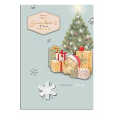 Grandson&#39;s 1st Christmas Forever Friends Christmas Card