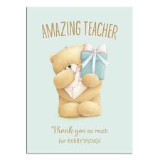 Amazing Teacher Forever Friends Thank You Card (Pack of 5)