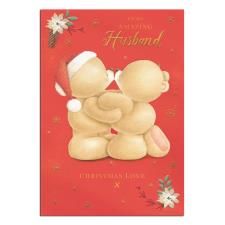 Amazing Husband Forever Friends Christmas Card