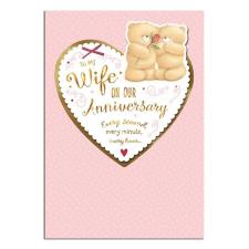 To My Wife Forever Friends Anniversary Card