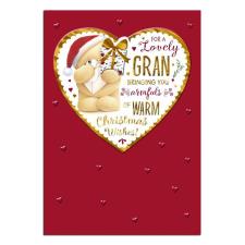 Lovely Gran Forever Friends Christmas Card