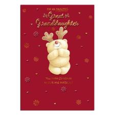 Great Granddaughter Forever Friends Christmas Card