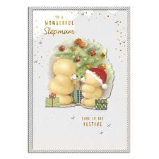 Wonderful Stepmum Forever Friends Christmas Card